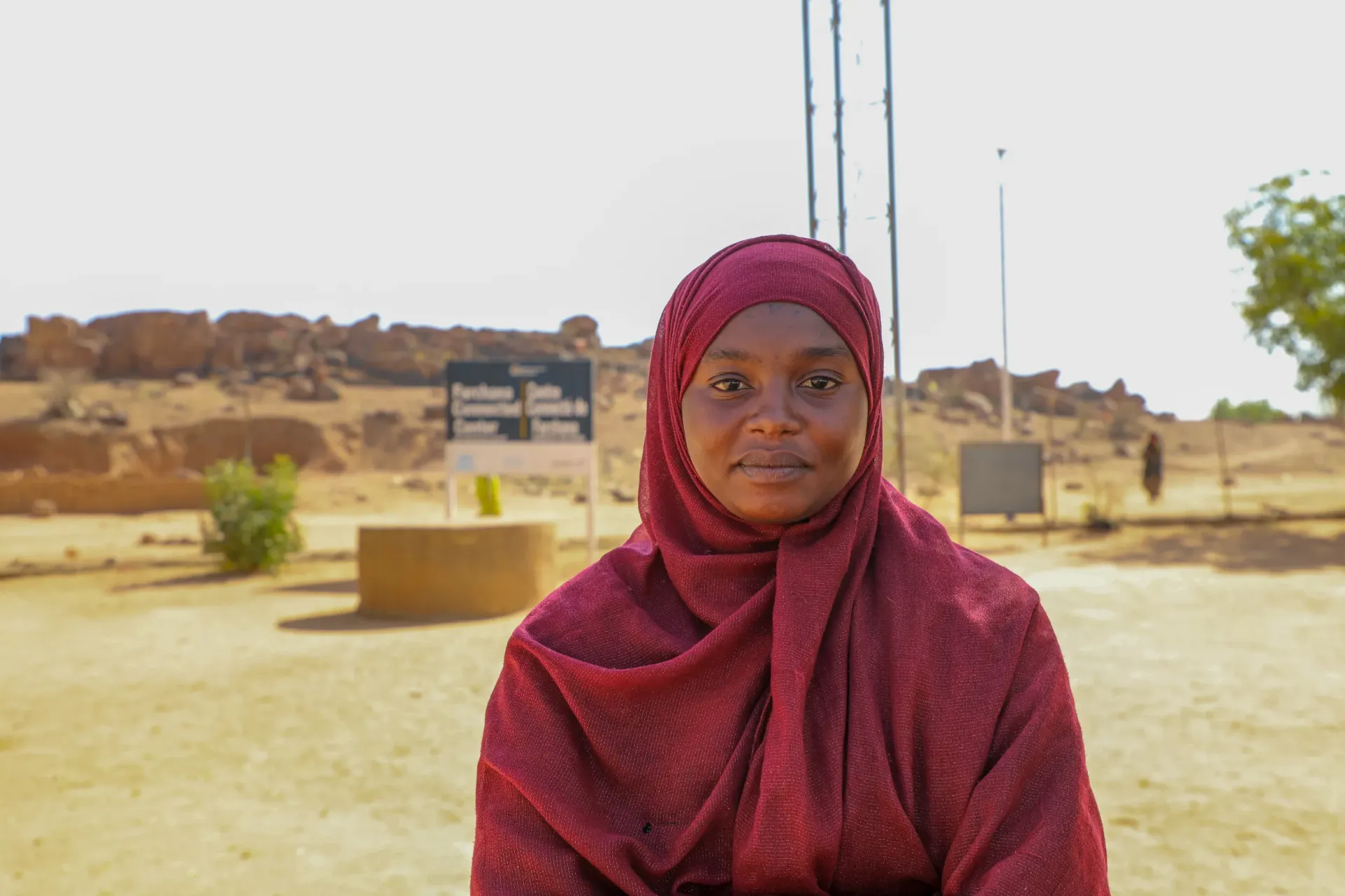 Mayaz, 19, sudanese refugee.