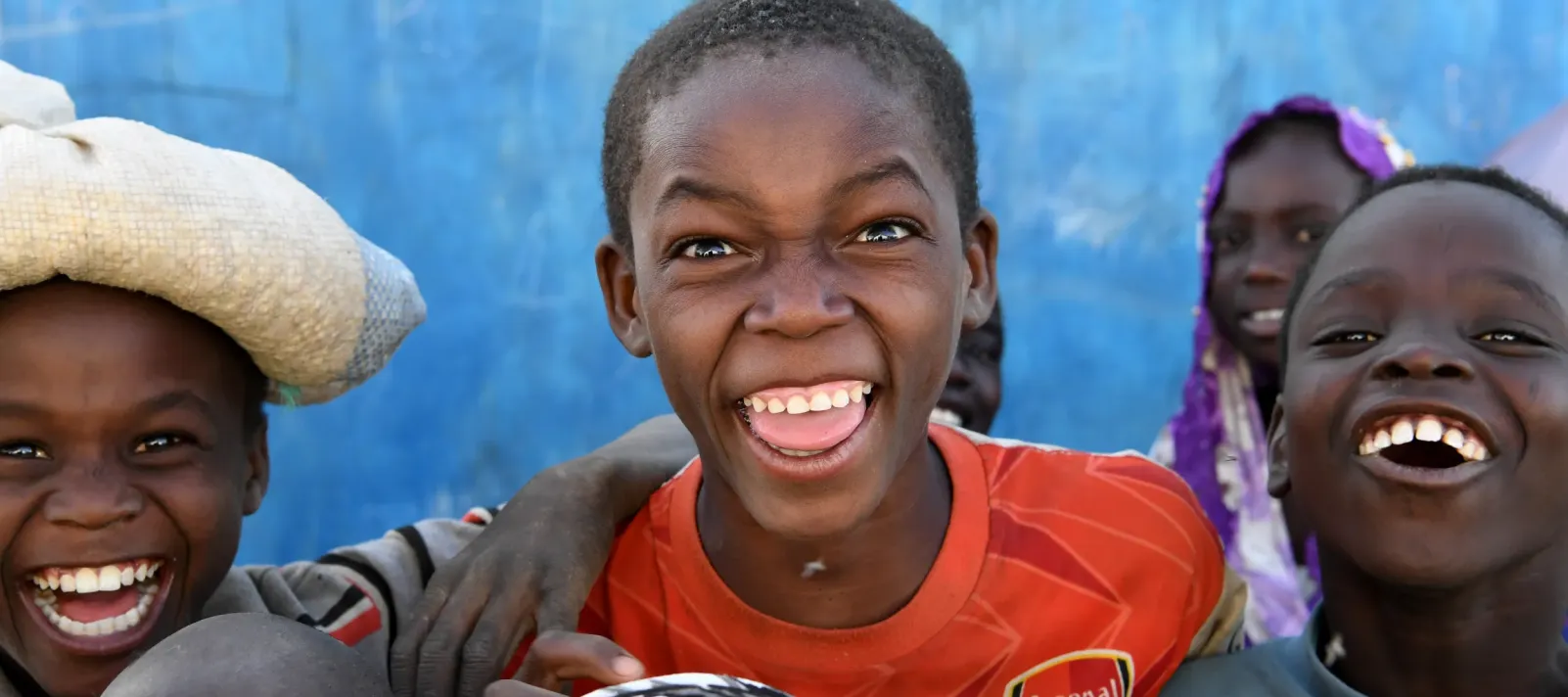 Displaced children at the Dar Es Salam refugee camp, Baga Sola, in the West of Chad.  UNICEF and partners have supported the implementation of child protection activities, in particular psychosocial care through child-friendly spaces.