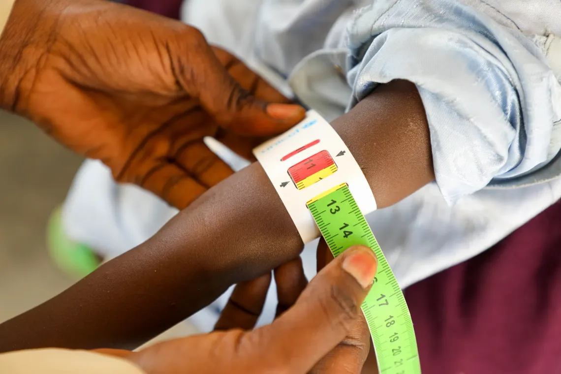 The diagnosis is clear: Mahamat is suffering from severe acute malnutrition and needs immediate treatment.