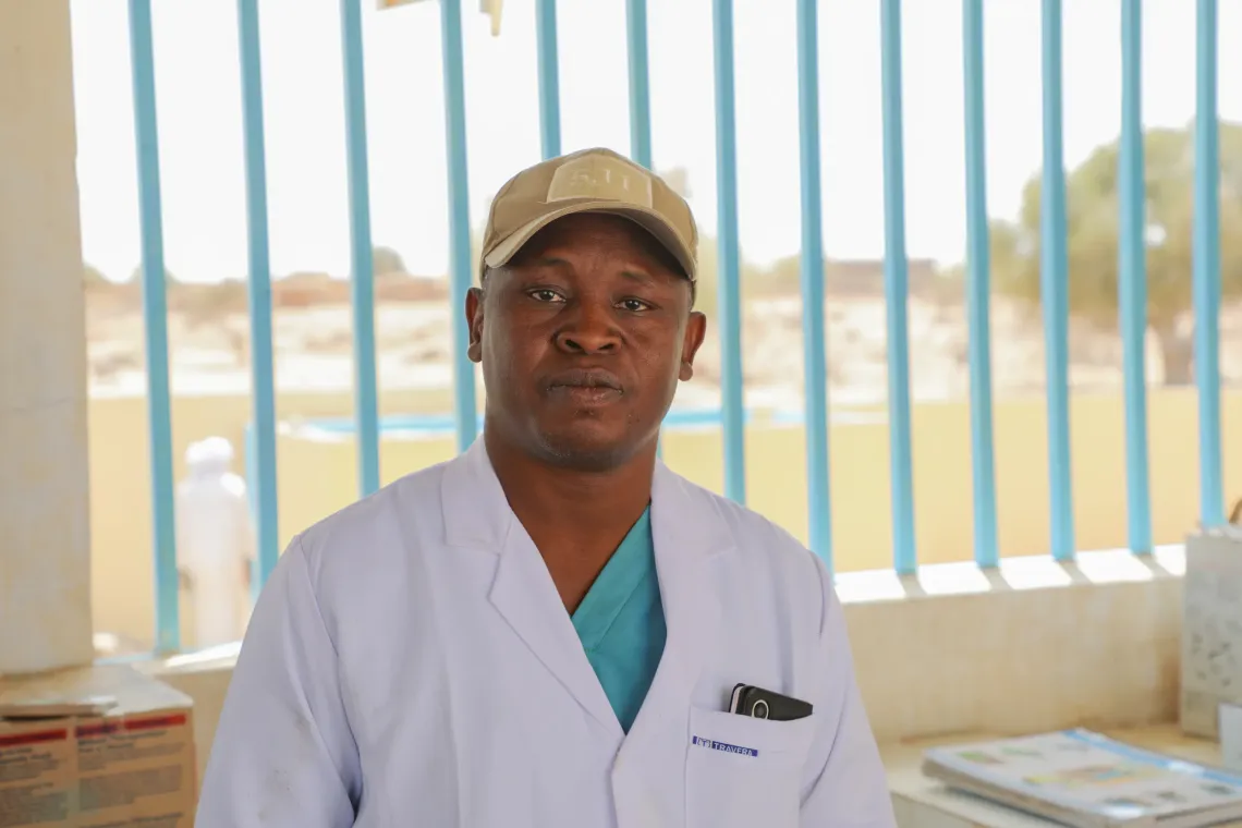 Djimro Zakaria, the head of the health centre.