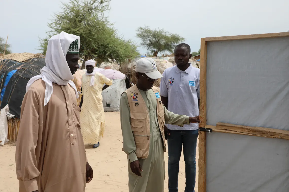 Community hygiene and sanitation committees have been established, and handwashing facilities have been installed at several locations across the site.