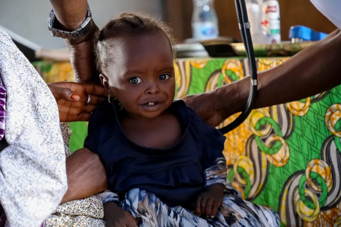 The health worker ensures that Mahaza is not suffering from any other illness.