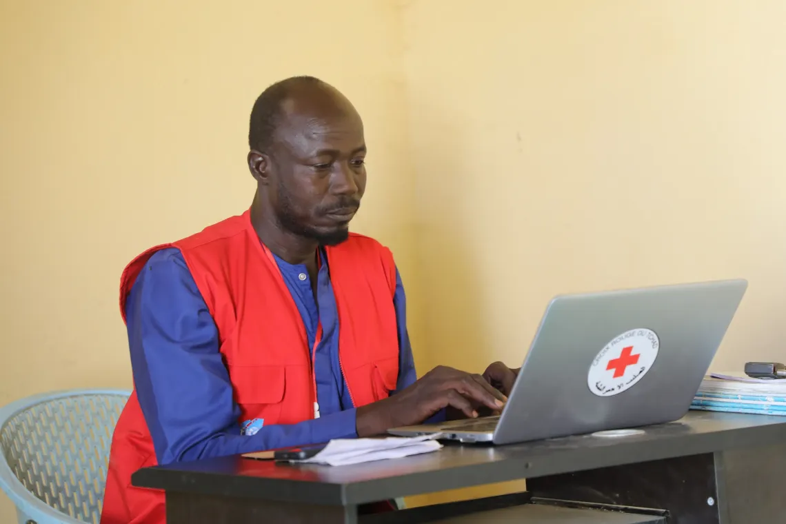 Adoum, a social worker.
