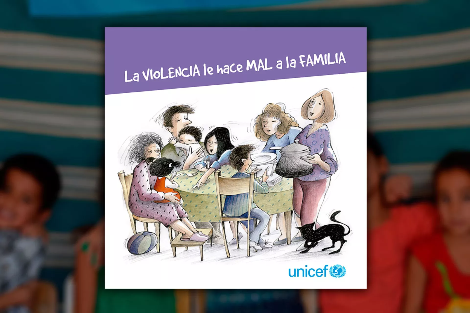La violencia le hace mal a la familia