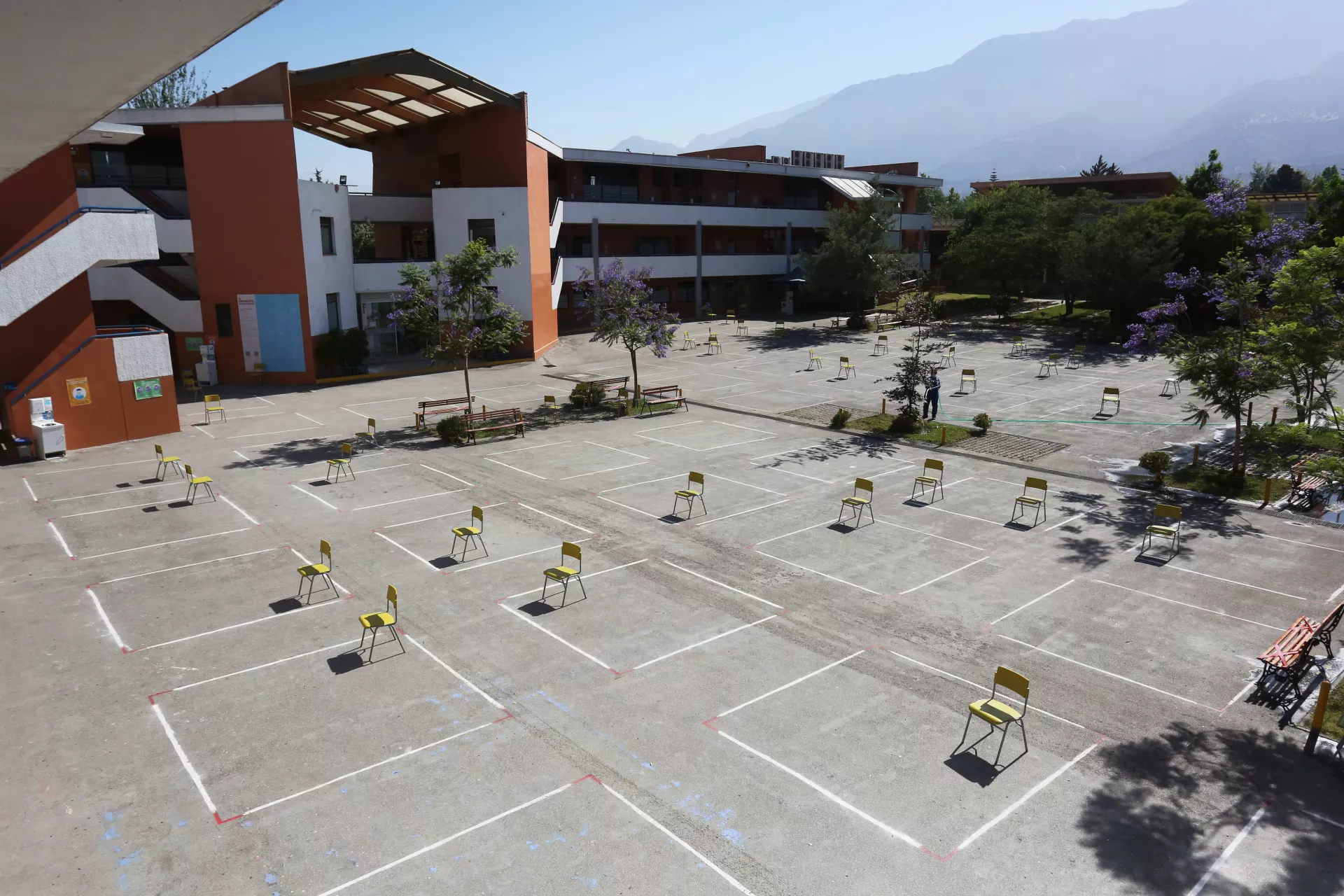 Escuelas vac&iacute;as por la pandemia del COVID