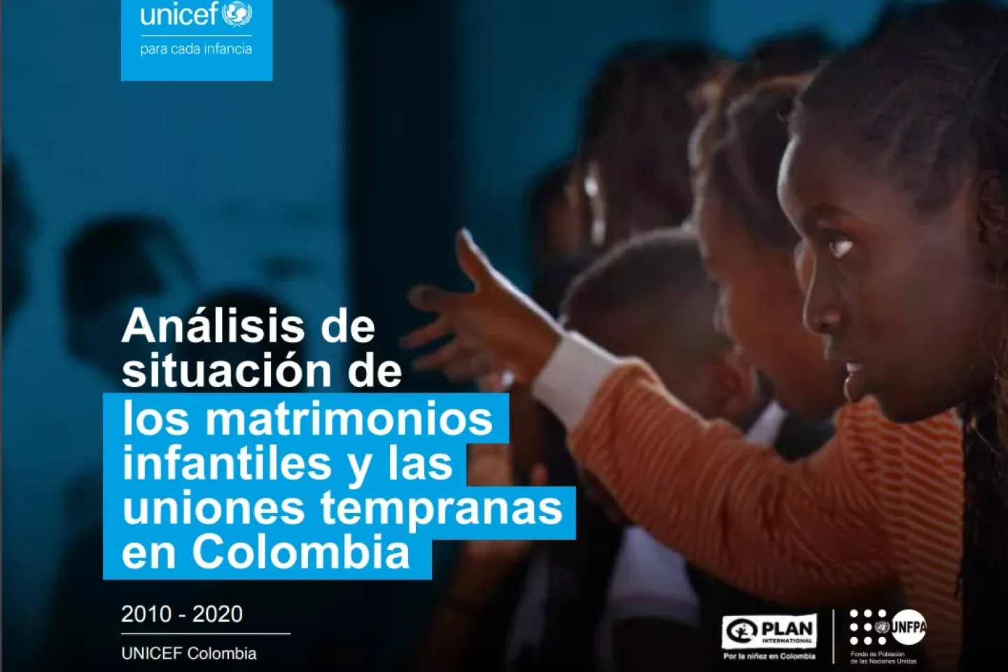 An&aacute;lisis de situaci&oacute;n de los matrimonios infantiles y las uniones tempranas en Colombia 2010-2020.