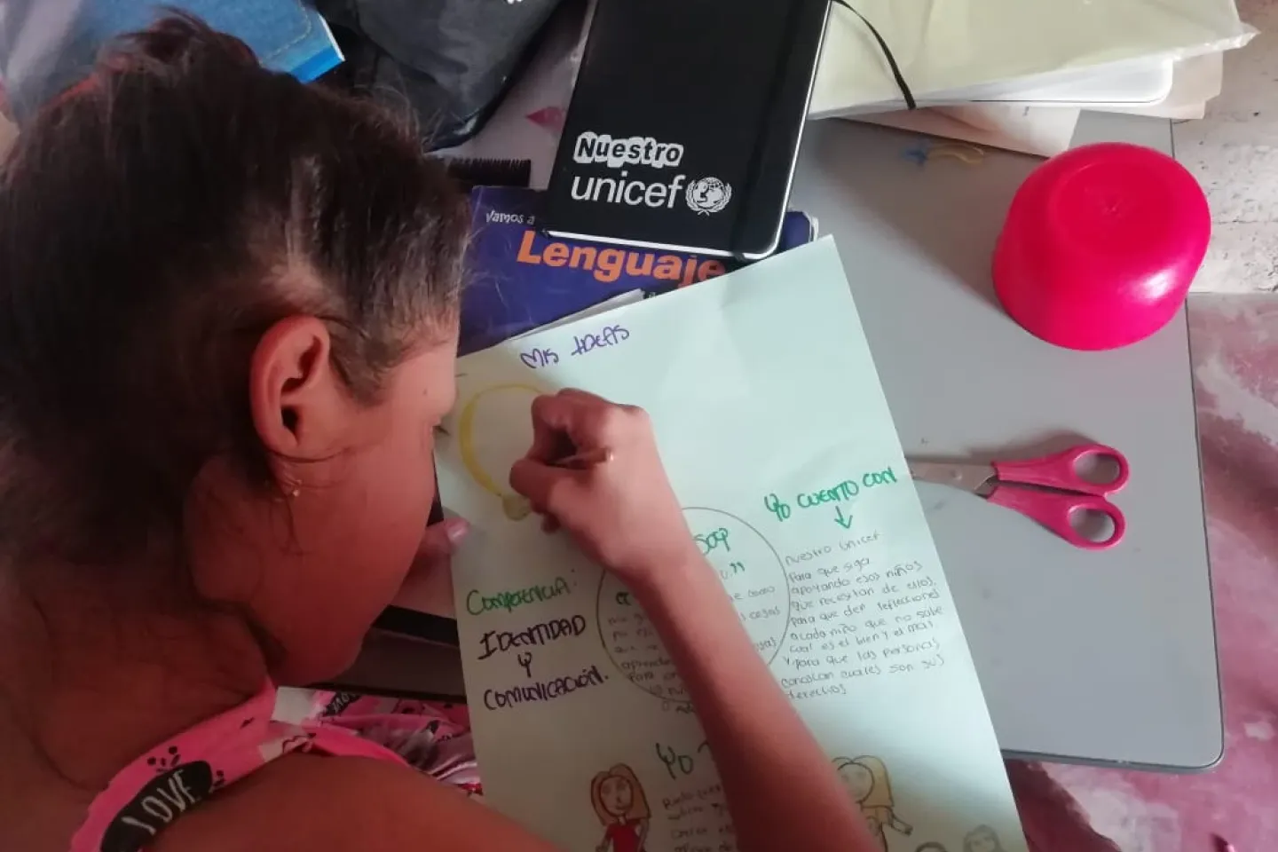 Una actividad donde exploramos fortalezas y recursos a trav&eacute;s del dibujo y la escritura.