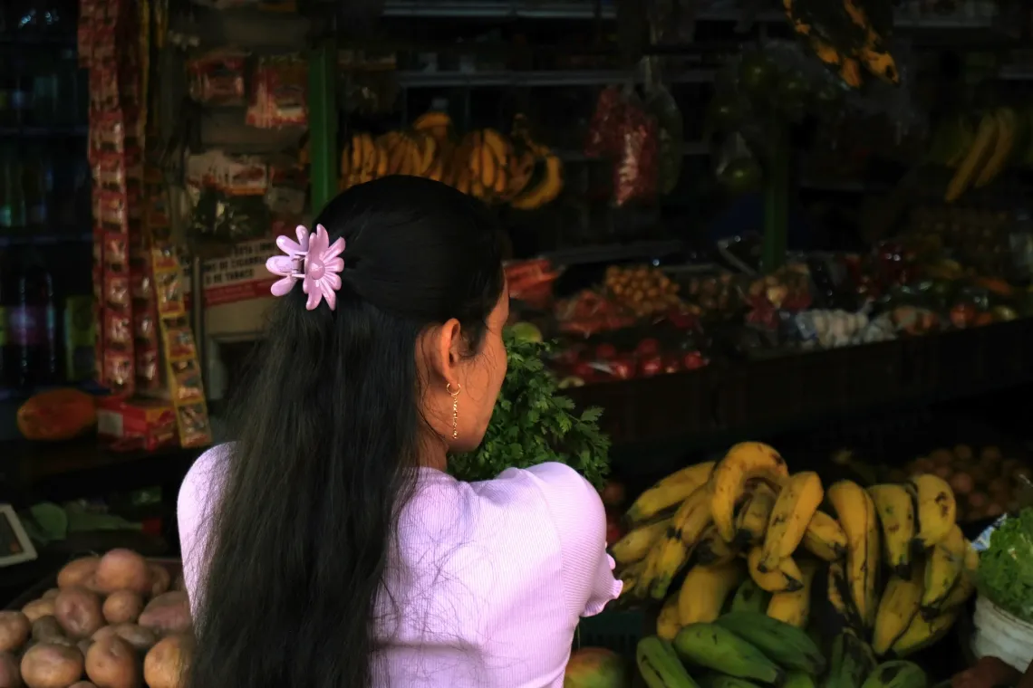 Aunque perdi&oacute; la totalidad de su visi&oacute;n, Mar&iacute;a Camila se "ubica" en casi cualquier lugar. Adonde llega es reconocida por su buen humor. Le gusta verse bien y busca que su ropa combne con los accesorios de su cabello.