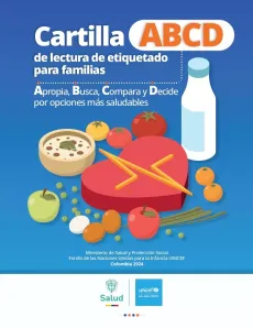 Cartilla ABCD de lectura de etiquetado para familias