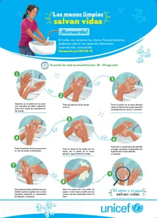 &iexcl;Manos limpias salvan vidas! Gu&iacute;a para el lavado de manos