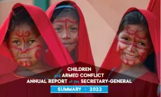Informe anual del Secretario General sobre ni&ntilde;ez y los conflictos armados - per&iacute;odo 2022