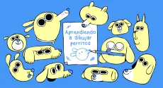 Aprendiendo a dibujar perritos con Pictoline y UNICEF