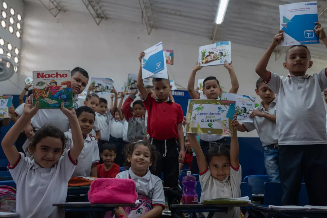 La educaci&oacute;n no da espera, en Colombia