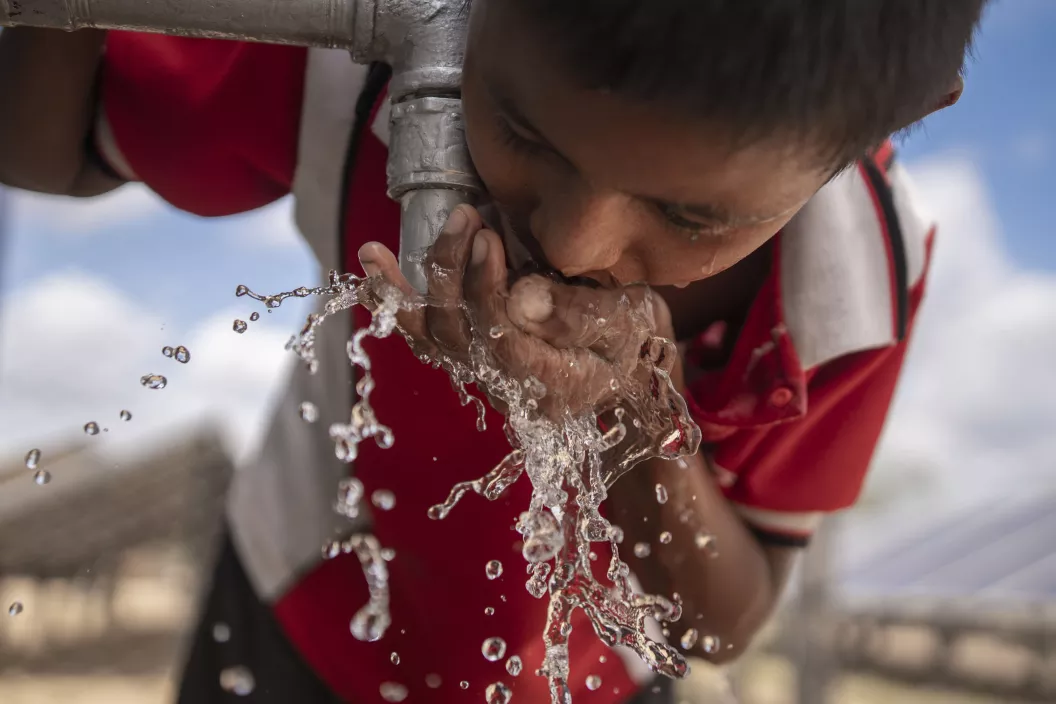 Habitantes en Uribia disfrutan de acceso a agua apta para su consumo