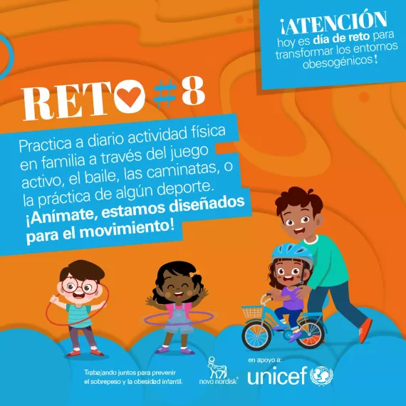 Reto 8: me pongo la 10 para prevenir la obesidad en la ni&ntilde;ez