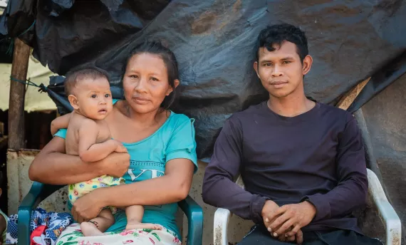 Retrato de una familia en Colombia