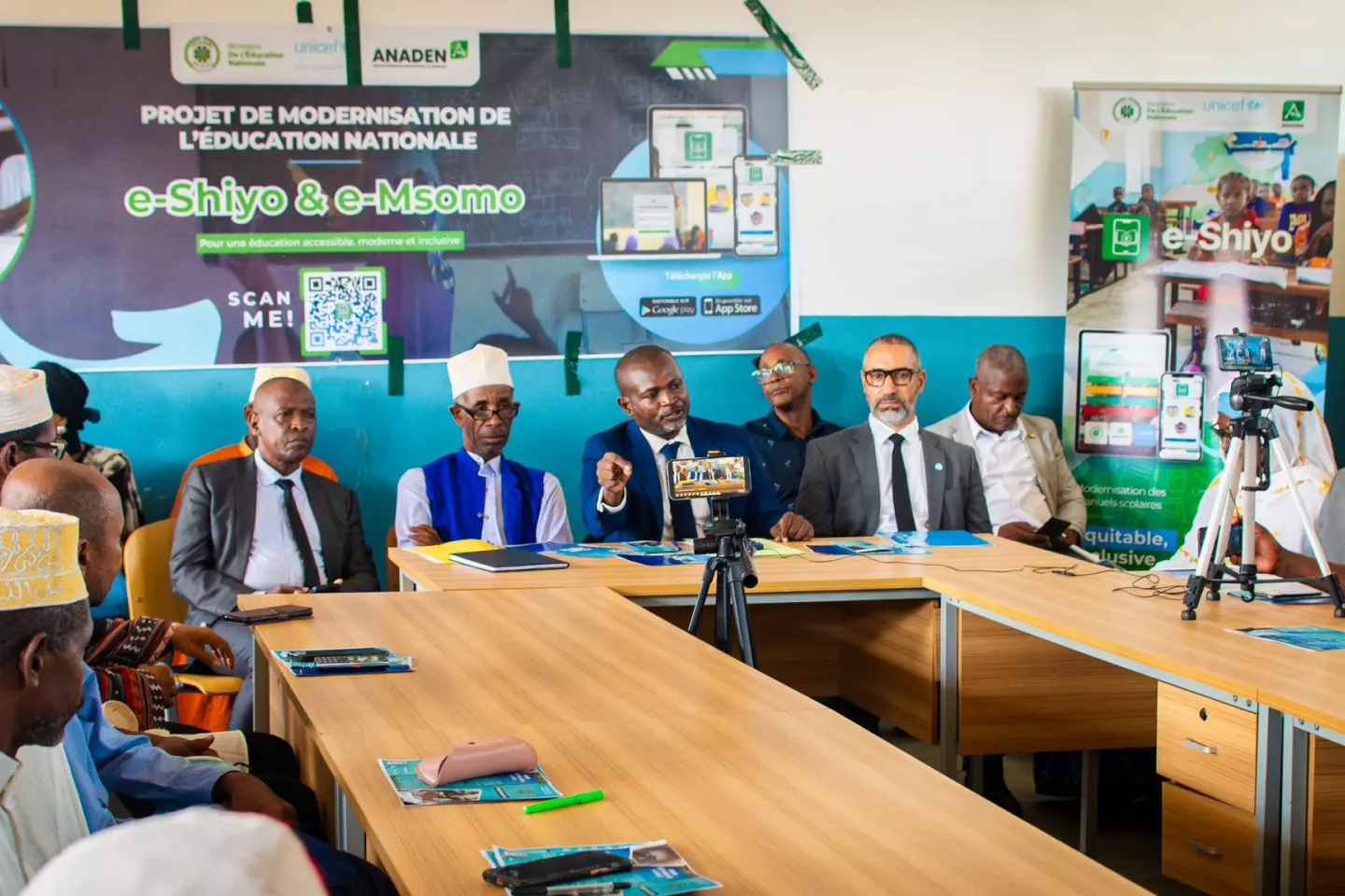 Lancement des plateformes e-shiyo et e-msomo