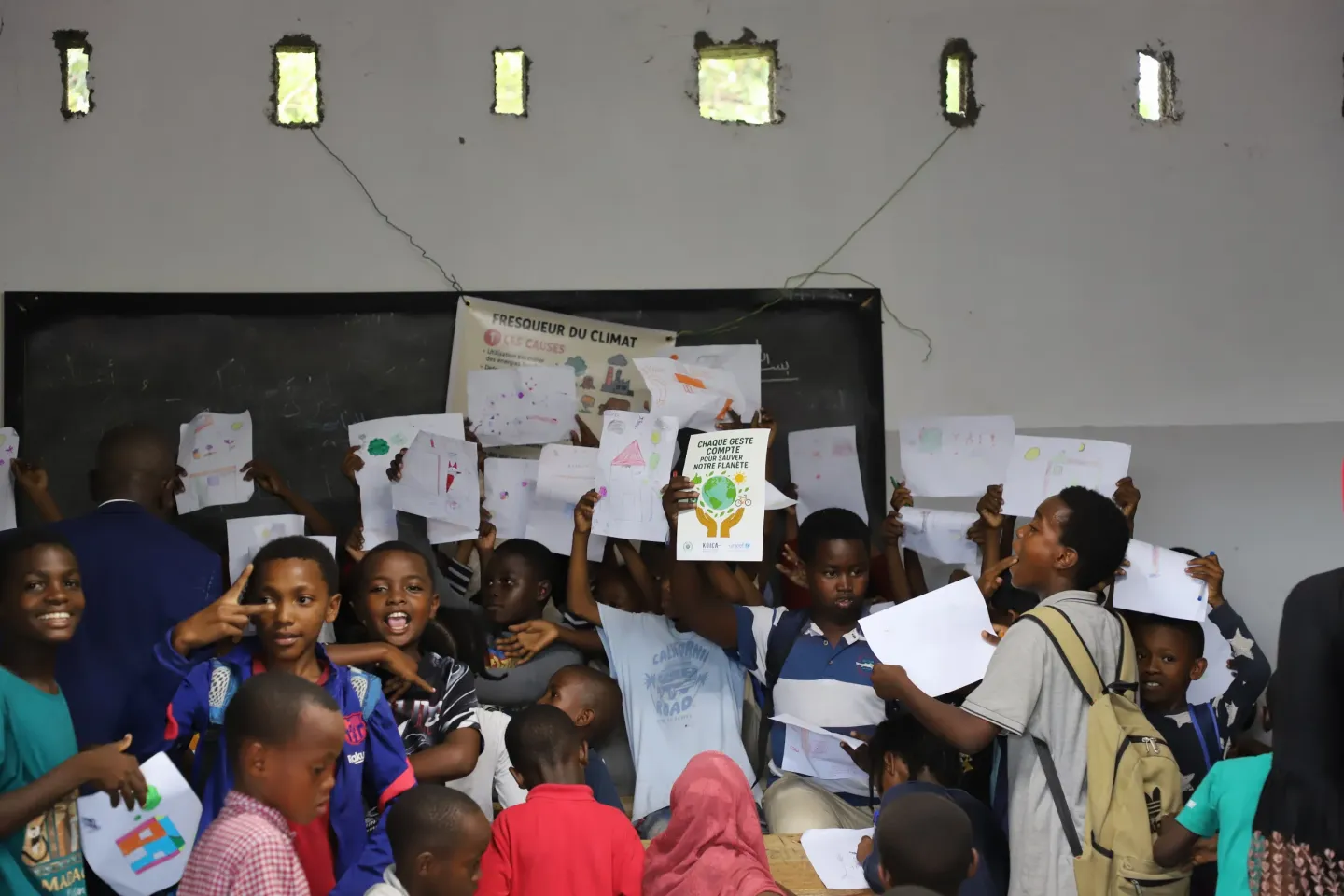  Awareness sessions in schools on the causes and consequences of climate change