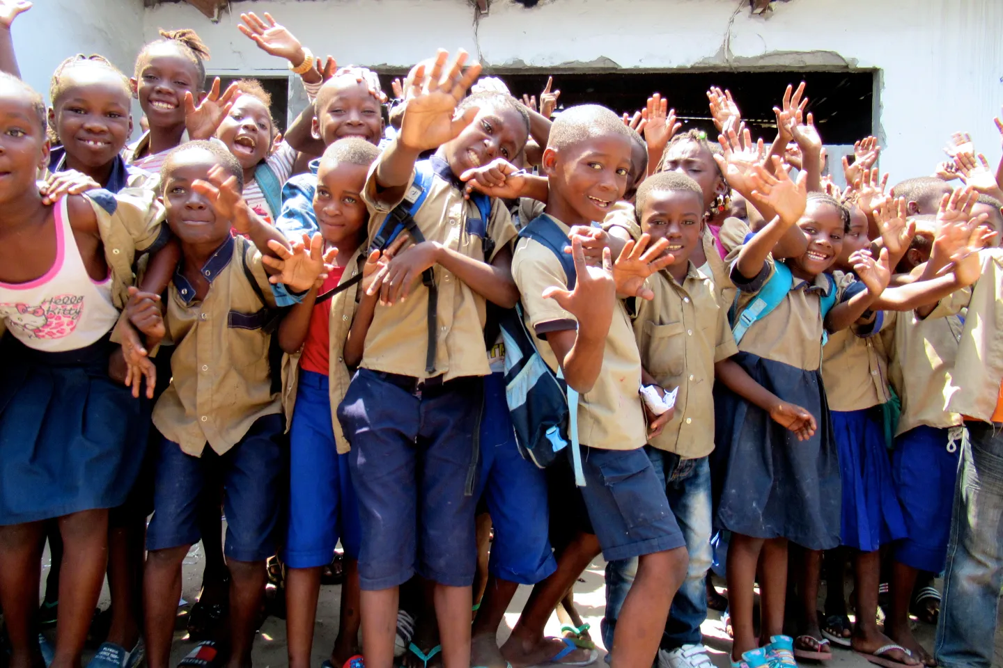 Photo des jeunes ecoliers