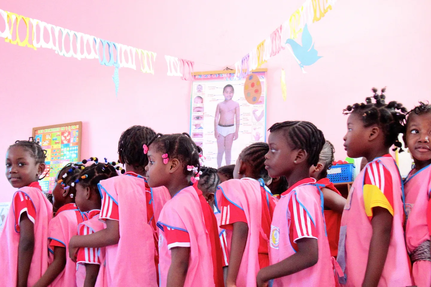 De petites filles au prescolaire
