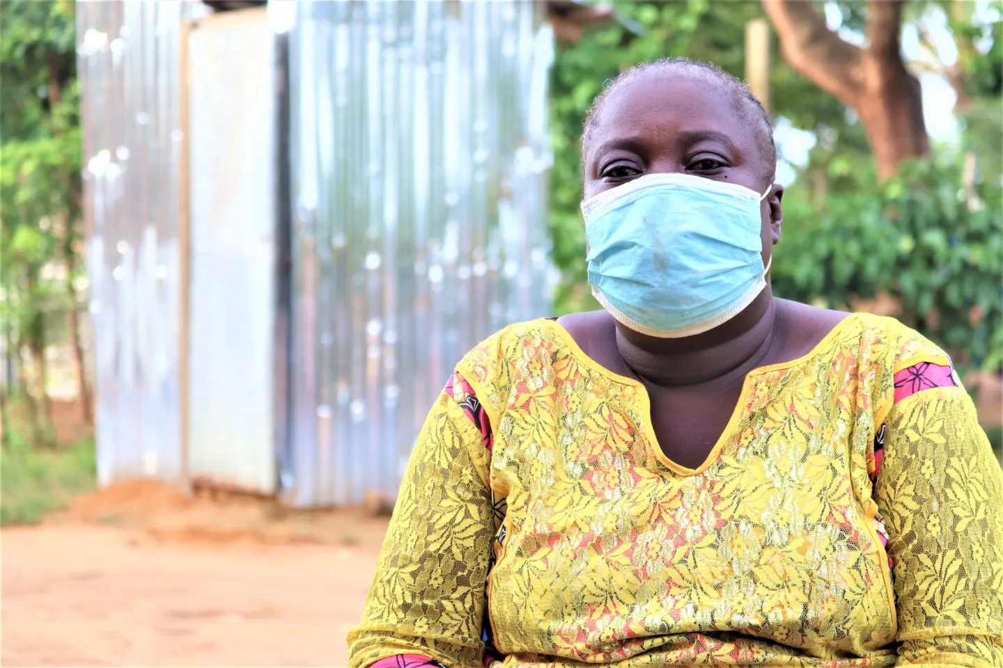 Ursulle raconte son action dans la lutte contre Ebola dans son r&ocirc;le de relais communautaire 
