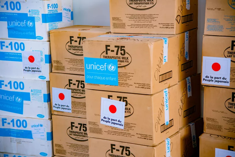 Le Japon apporte son assistance à l'UNICEF