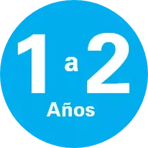 1 a 2 a&ntilde;os