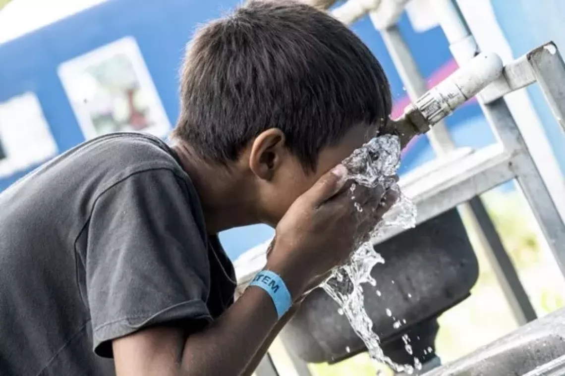 instalaciones remodeladas por UNICEF para garantizar el acceso
