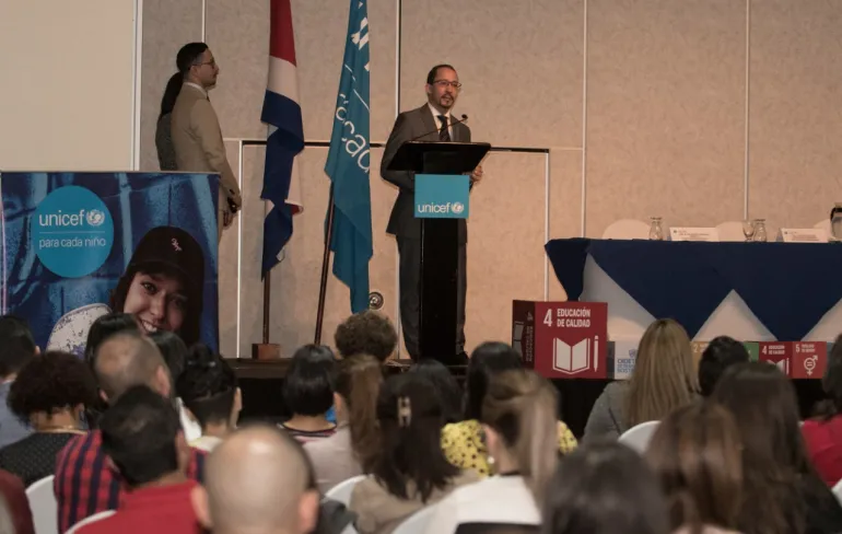 UNICEF apoya a Costa Rica en la lucha contra la exclusi&oacute;n de la ni&ntilde;ez y la adolescencia promoviendo modelos innovadores