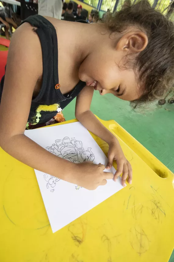Child-Friendly Safe Spaces for migrant children and adolescents