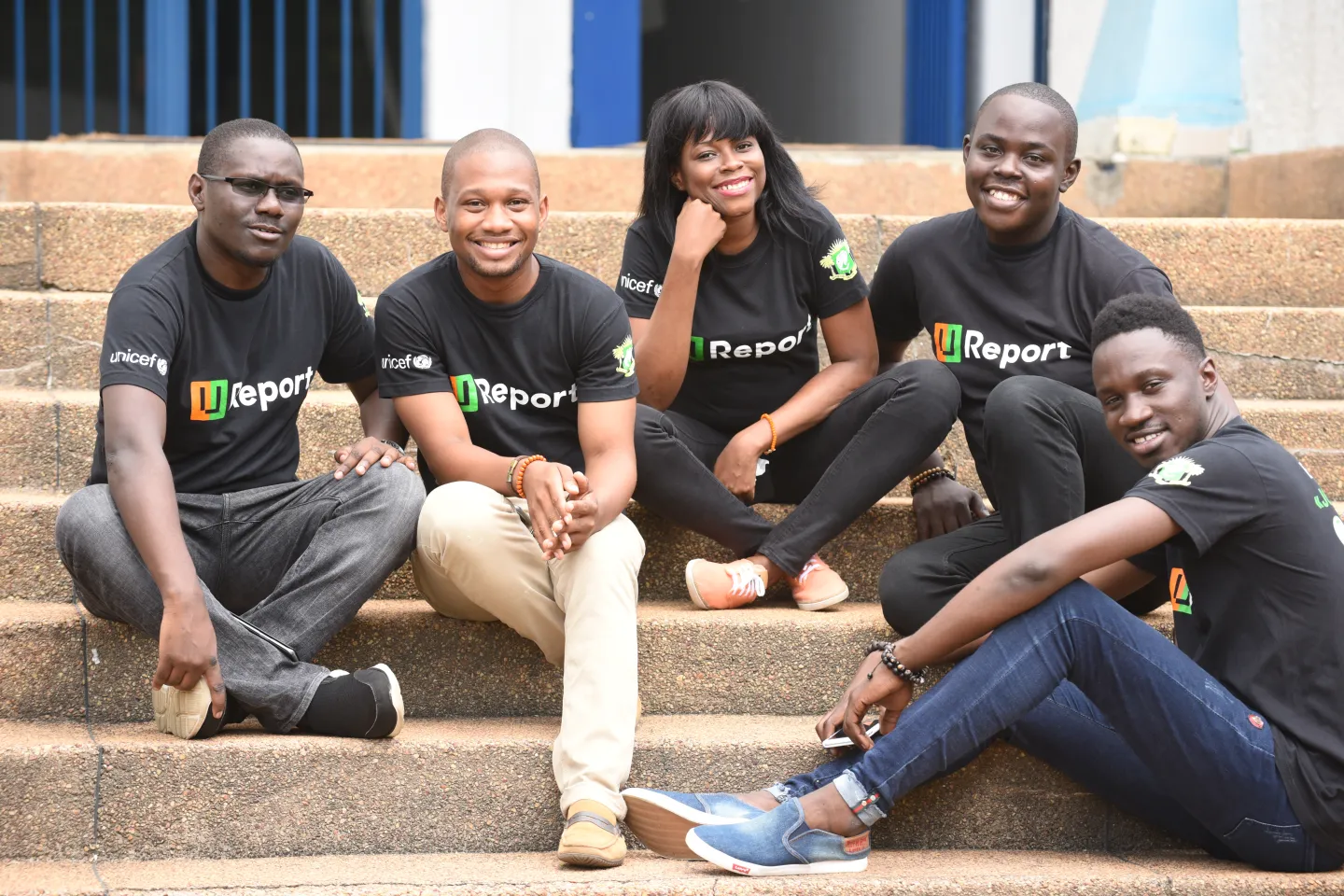 La team U-Report C&ocirc;te d'Ivoire