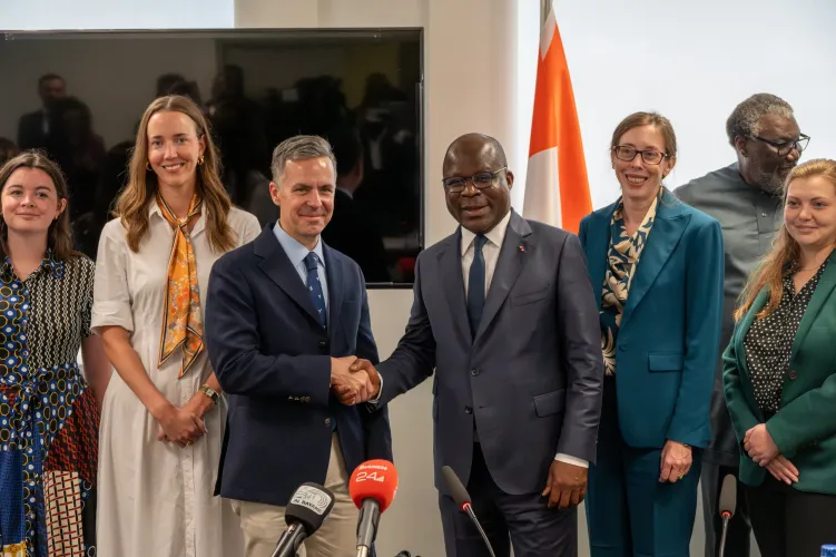 Visite de UN Foundation en C&ocirc;te d'Ivoire