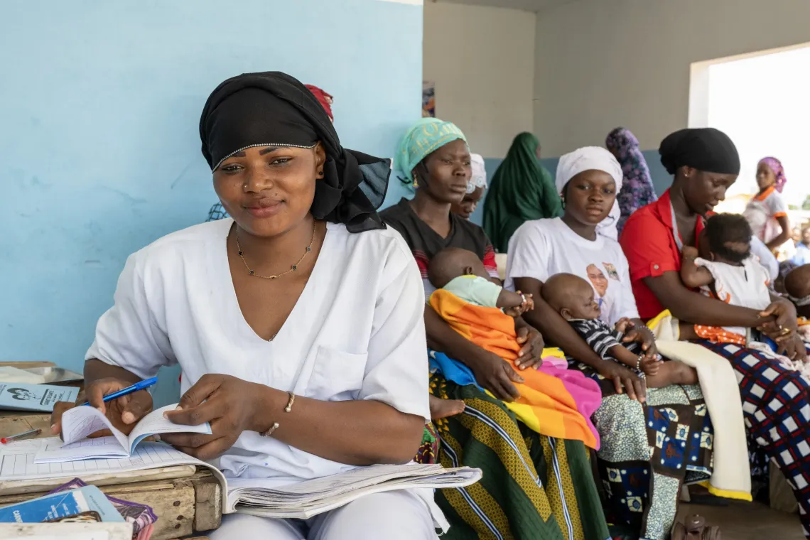 Latifatou, aide-soignante au centre de sant&eacute; de Kadarvogo 