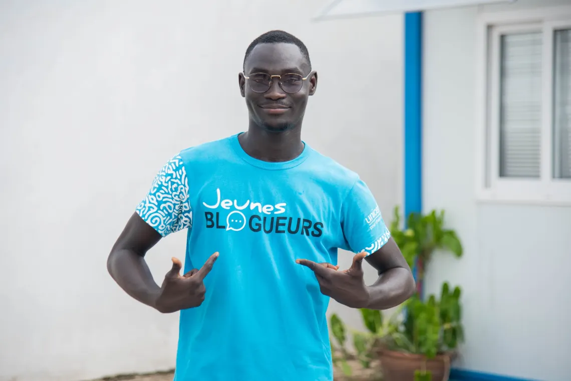 Largaton, jeune blogueur de Korhogo