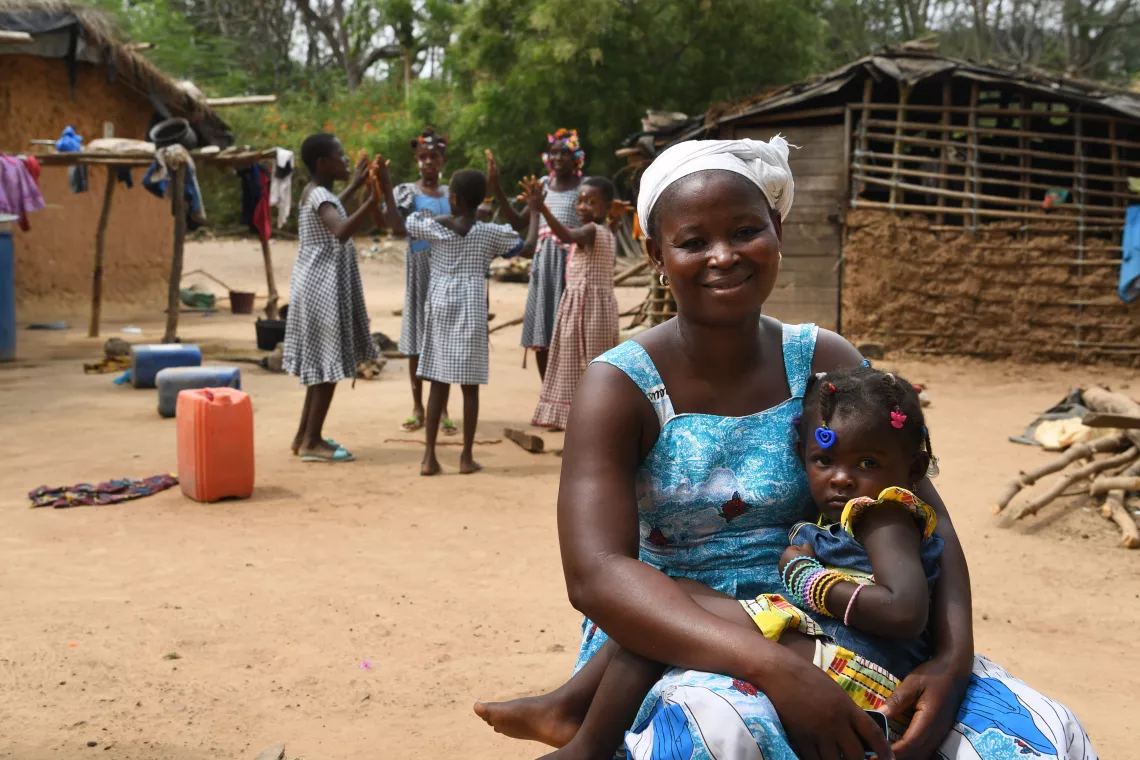 Konan Affou&eacute; Fran&ccedil;oise, mother and resident of the village of Toumoudi-Sakassou