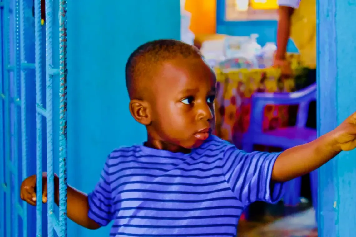  KOUASSI Kylian, &acirc;g&eacute; de 2 ans et 7 mois, est l&rsquo;un des b&eacute;n&eacute;ficiaires de l&rsquo;intensification de la suppl&eacute;mentation en vitamine A.