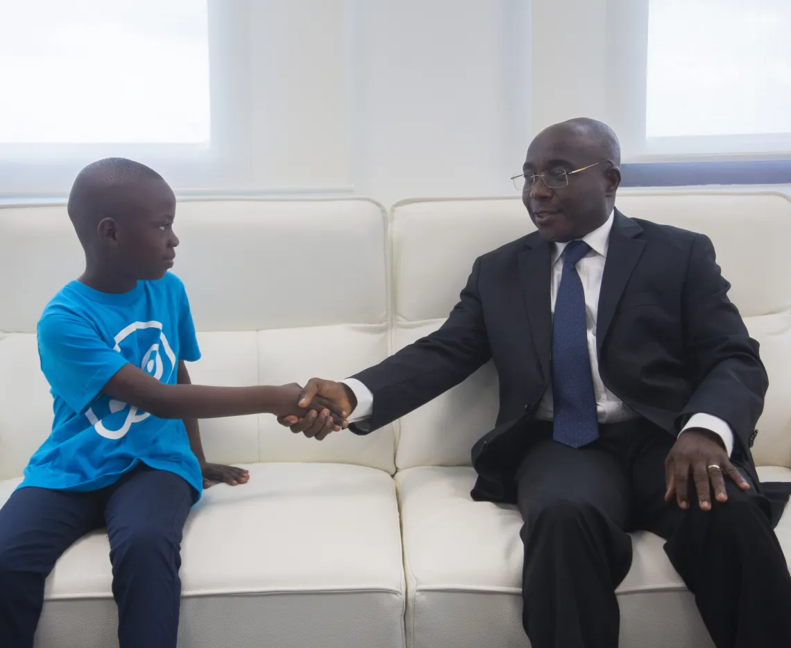 Haskel, 10 ans, ministre de l&rsquo;hydraulique