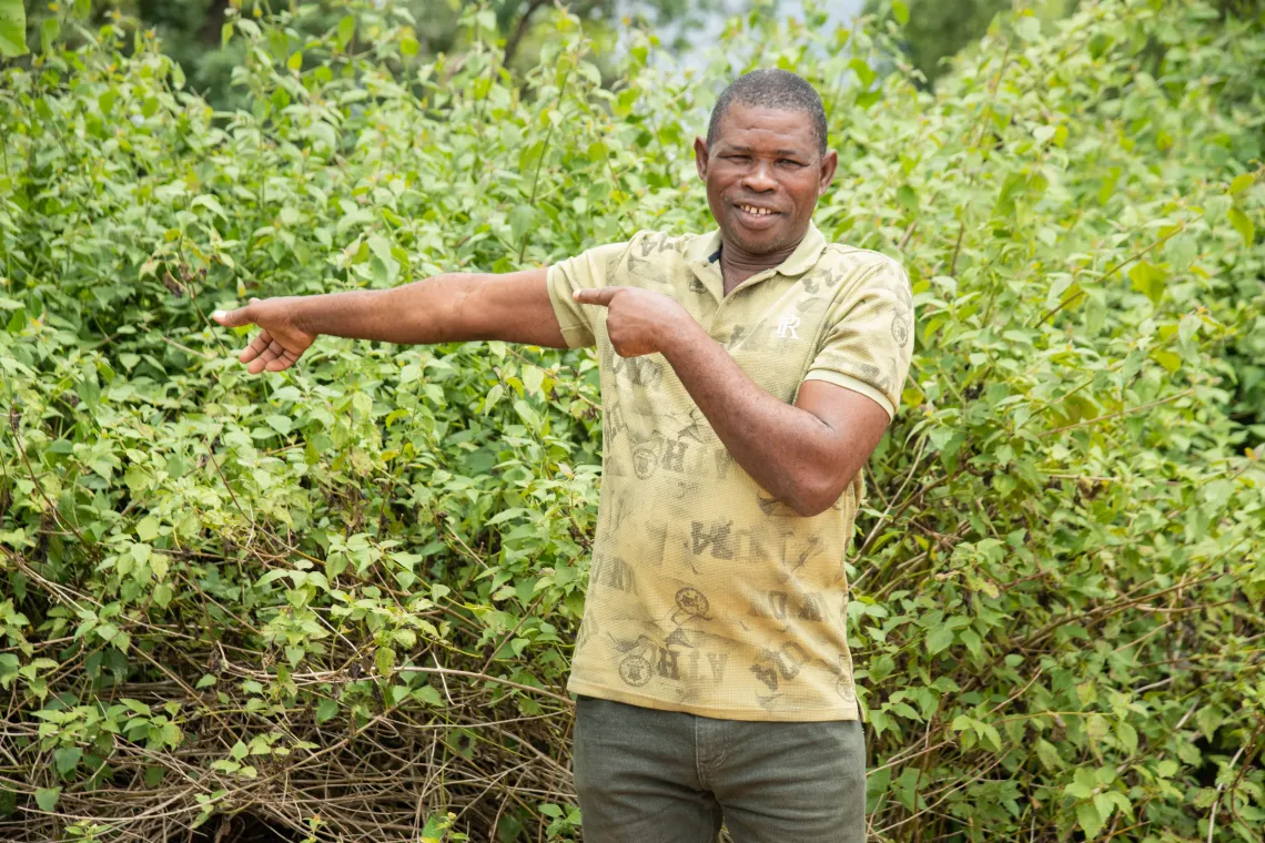 Y&eacute;o membre de la coop&eacute;rative de Guiembe