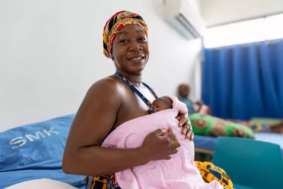 Maman avec bebe