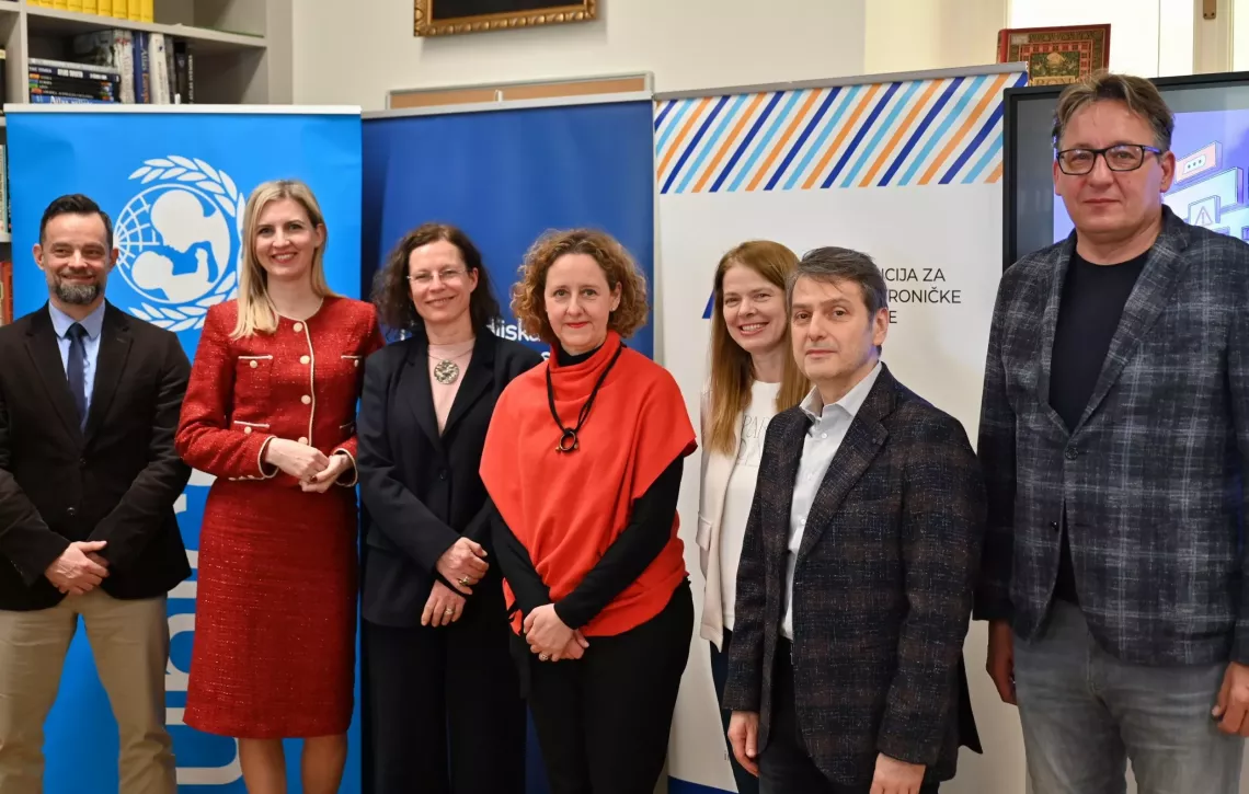Govornici na konferenciji za medije