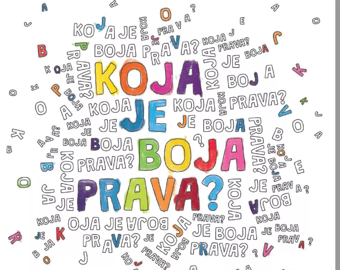 Naslovnica bojanke o pravima djece