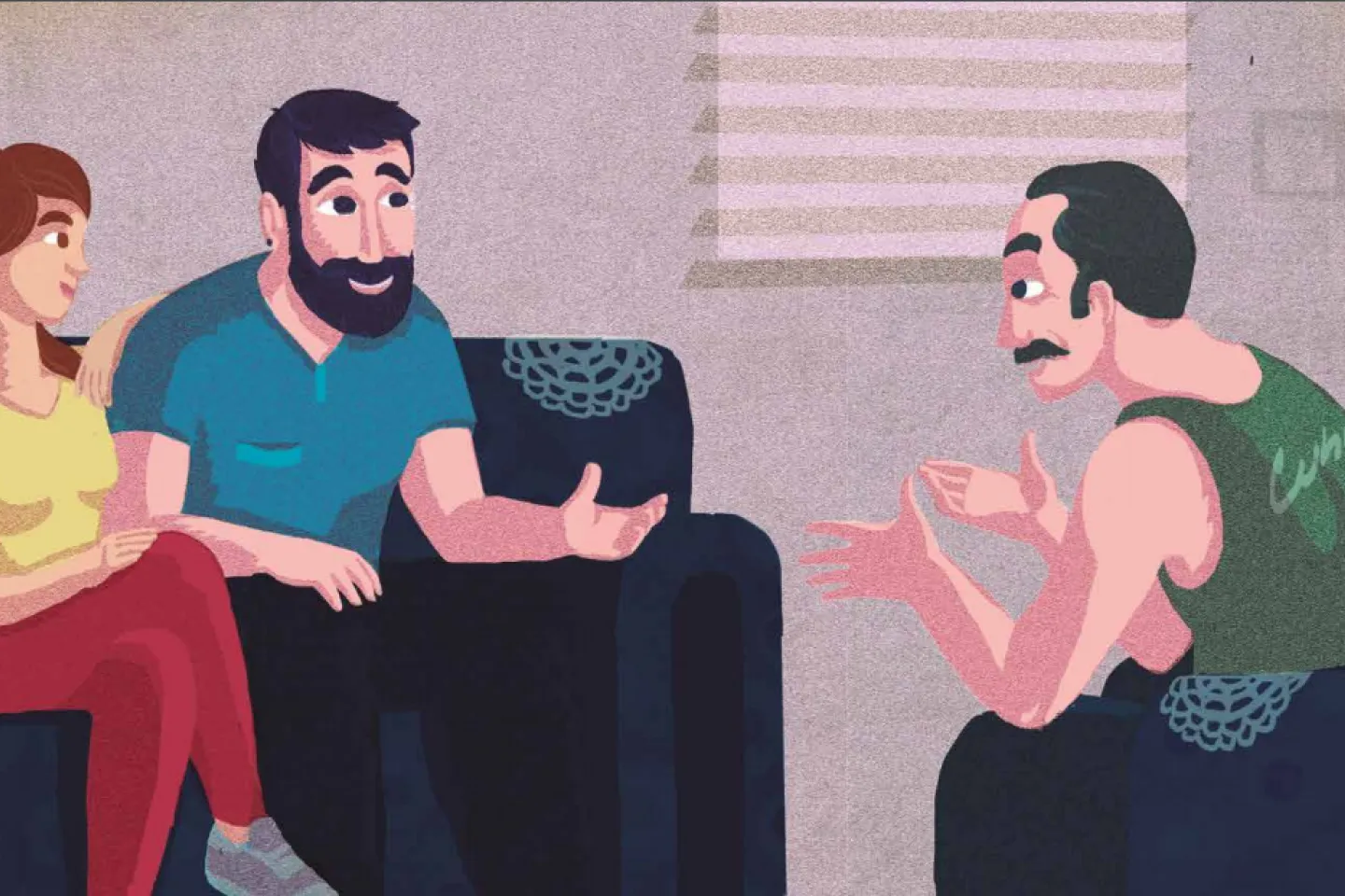 Ilustraci&oacute;n de la campa&ntilde;a "Padre desde el principio"