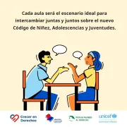 El nuevo C&oacute;digo propicia que ni&ntilde;as, ni&ntilde;os y adolescentes participen plenamente en la vida social, familiar, escolar, cient&iacute;fica, cultural, art&iacute;stica, deportiva y recreativa.