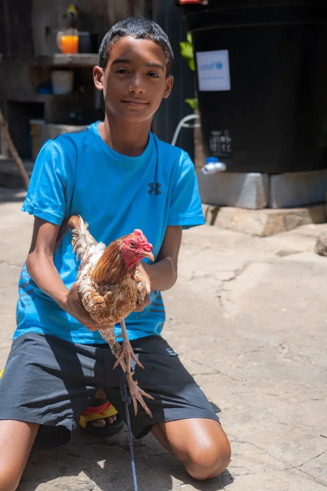 Dainel, amante de los gallos y la naturaleza.