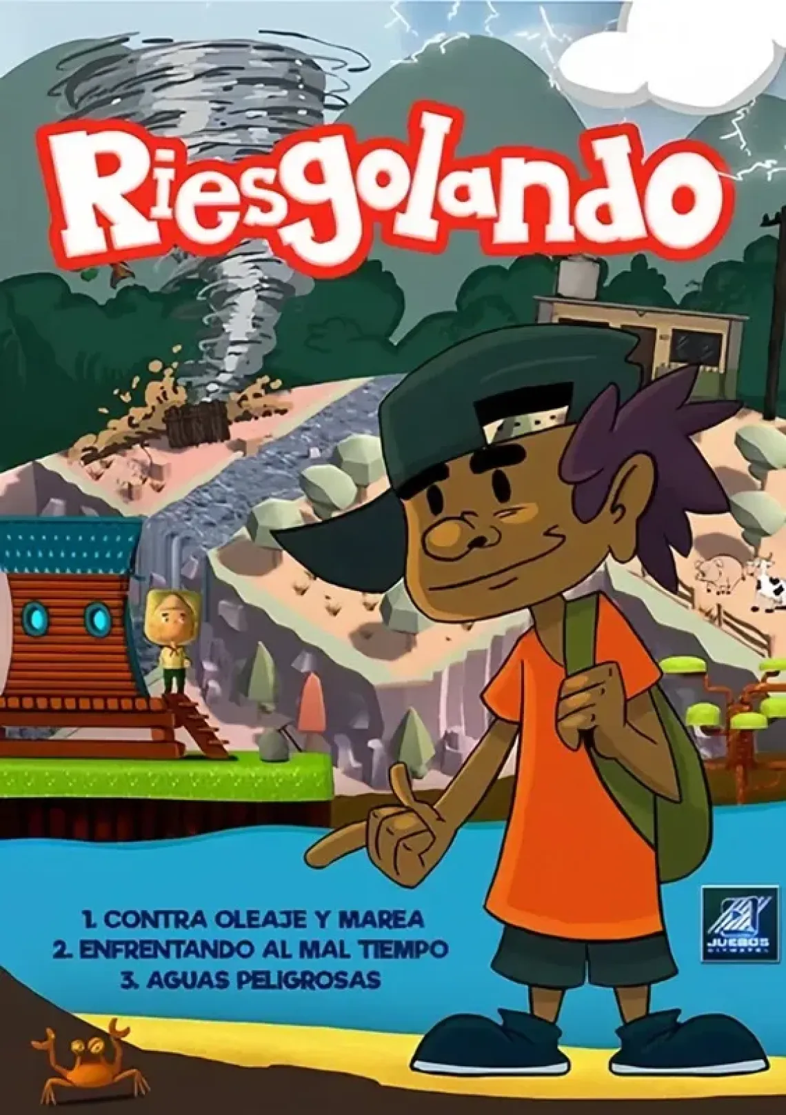 Riesgolando es un videojuego dirigido a ni&ntilde;os y j&oacute;venes para educar sobre los peligros de la naturaleza y c&oacute;mo enfrentarlos 