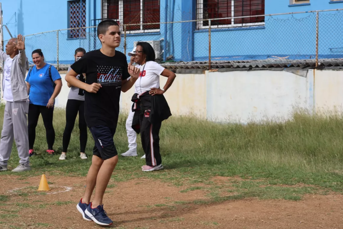 El deporte ha ayudado a Gabriel, de 14 a&ntilde;os, a sentirse motivado