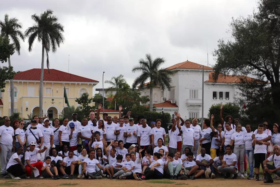 Participantes del proyecto de inclusi&oacute;n social de ni&ntilde;as, ni&ntilde;os con autismo