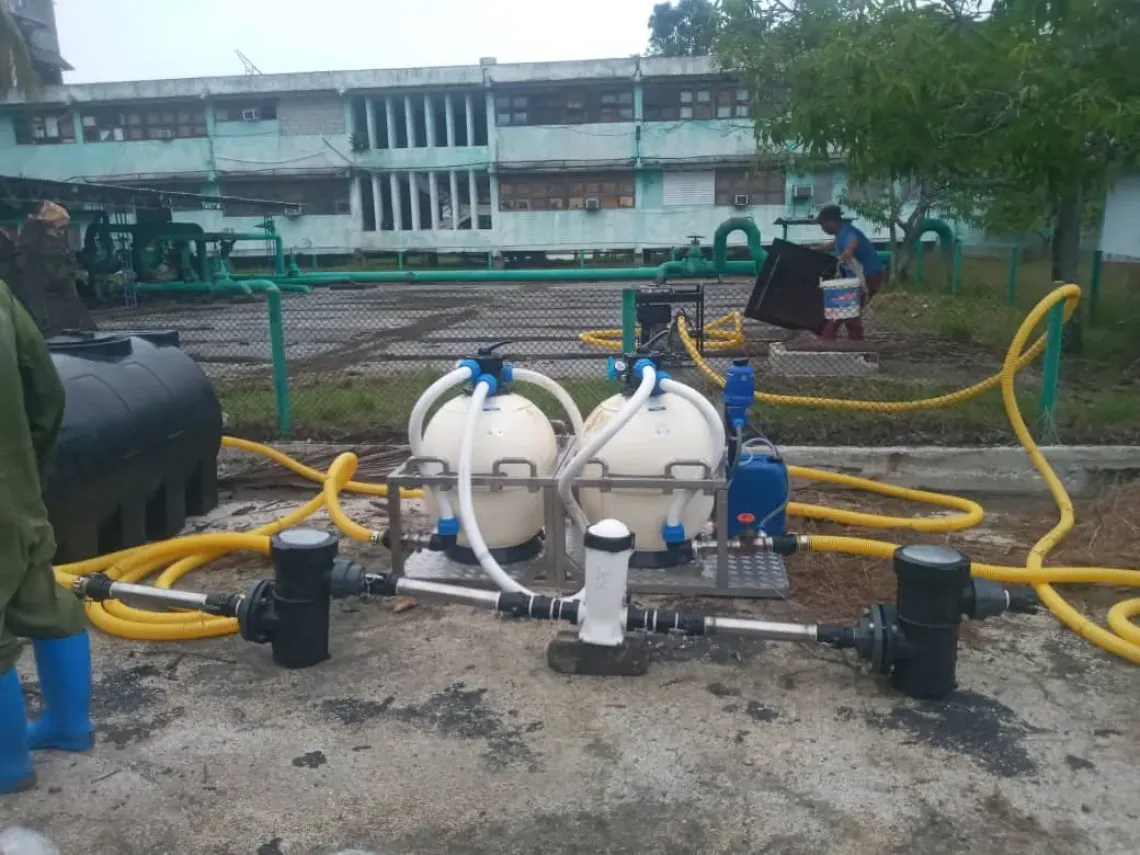 Las plantas tienen la capacidad de producir agua segura para 21.000 personas por d&iacute;a