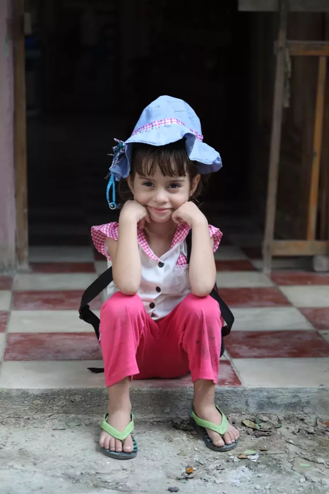 Anal&iacute;a Noa M&eacute;ndez, de 3 a&ntilde;os, vivi&oacute; momentos complicados junto a su familia, tras el paso del hurac&aacute;n Oscar, por San Antonio del Sur, en Guant&aacute;namo.