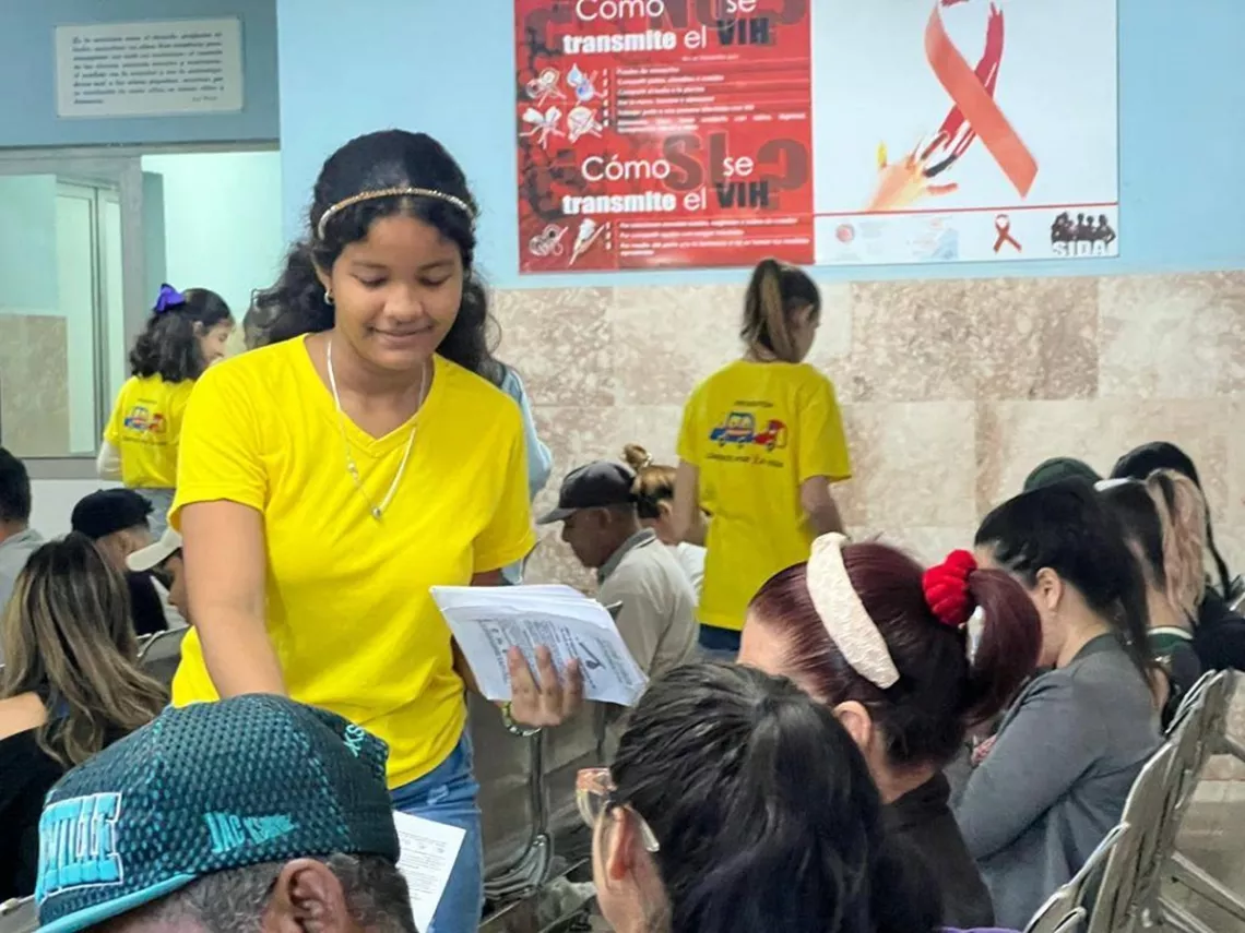 La formaci&oacute;n de estas promotoras se lleva a cabo en talleres organizados por la Red de J&oacute;venes por la Vida. 